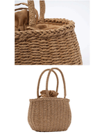 Women's Elegant And Casual Woven Handbag
