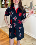 Cheer in Sequins Collar Dress