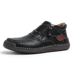 ⏰Limited Time Sale 70% OFF-Men’s Handmade Premium Leather Slip-On Driving Boots