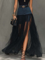 The Denim And Mesh Set