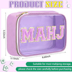 Mahjong Zipper Storage Bag