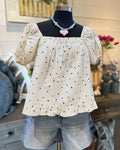 Tiny Dots Big Charm Top
