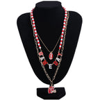 Football Helmet Stacking Design Necklace