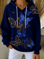New Arrivals 🔥 Women's Multi-Theme Long Sleeve Casual Hoodie – Daily Spring/Fall Sweatshirt