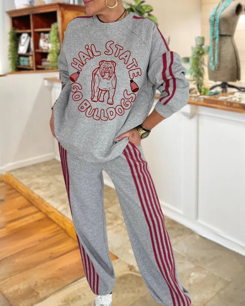 Bulldogs Stripe Set
