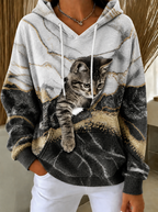 New Arrivals 🔥 Women's Multi-Theme Long Sleeve Casual Hoodie – Daily Spring/Fall Sweatshirt