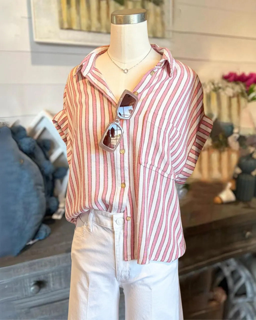 That Plays It Cool Stripe Shirt