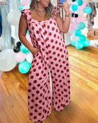 Stylish Polka Dot Jumpsuit