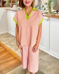 Casual Outings Colorblock Stripe Set