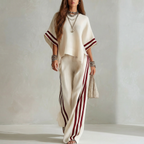 Striped Relaxed Pants Set
