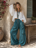 Vintage Lace Utility Pants Set