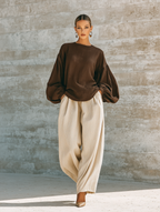 Relaxed Oversized Wide-Leg Set
