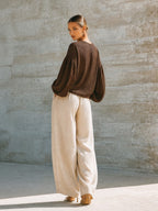 Relaxed Oversized Wide-Leg Set