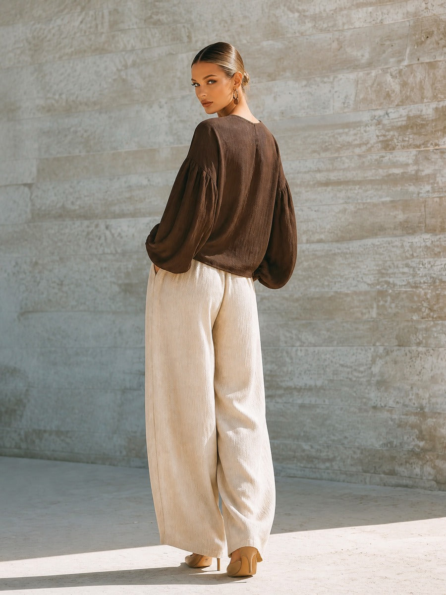 Relaxed Oversized Wide-Leg Set