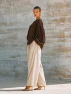 Relaxed Oversized Wide-Leg Set