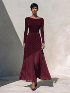 Twist Waist Off-Shoulder Maxi Dress