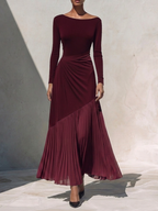 Twist Waist Off-Shoulder Maxi Dress