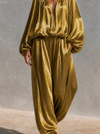 Balloon Sleeve Resort Two-Piece