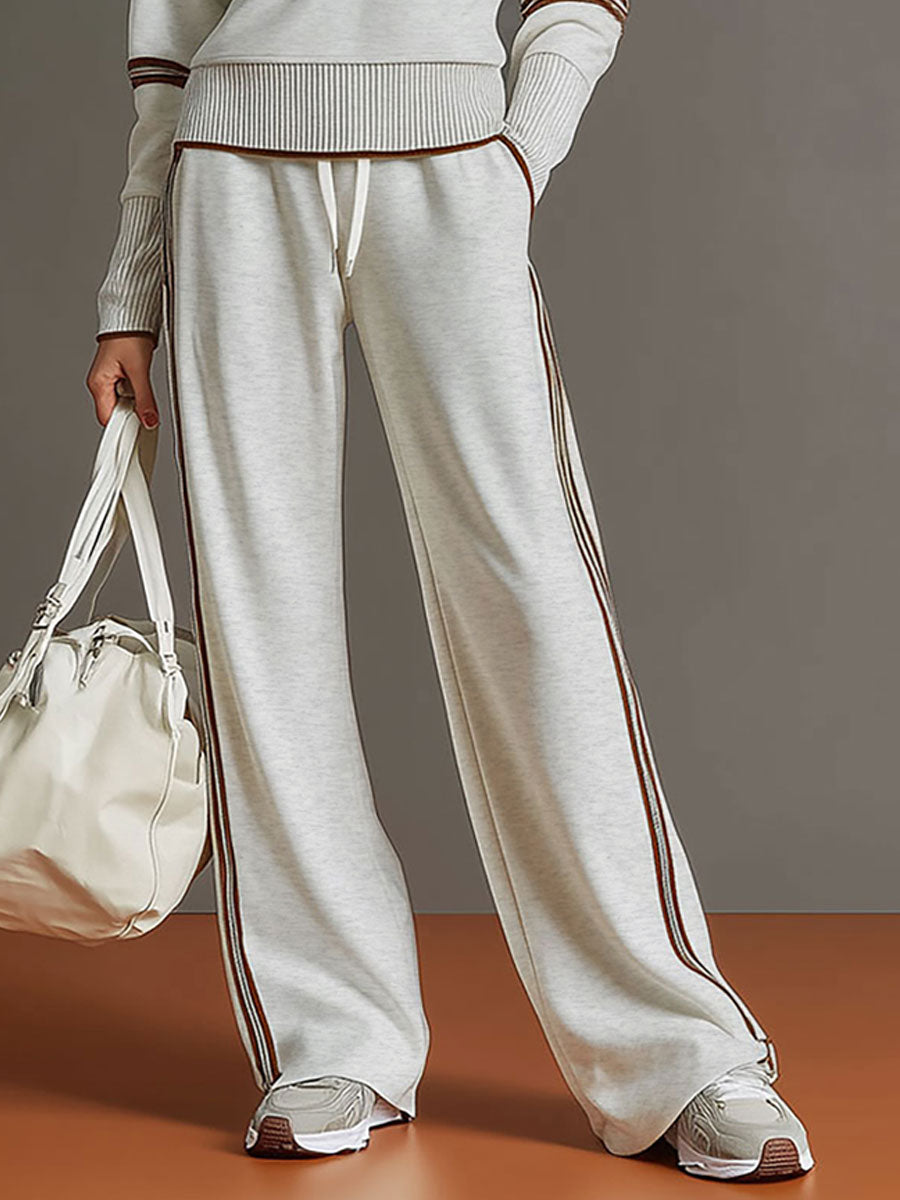 Retro Webbing Wide-Leg Set