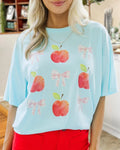 Bows with Apples Printed Tee