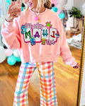 MAHJ Sequined Crewneck Pullover