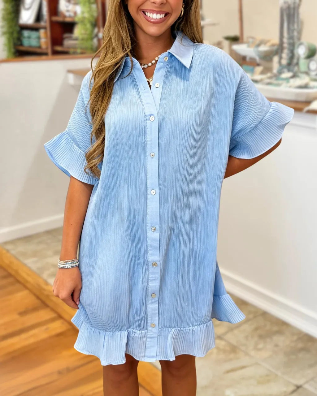 Life Party Pleated Dress
