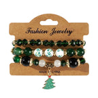 Fun Christmas Beaded Bracelet