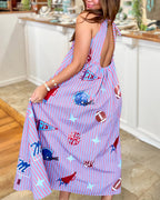 Stadium Ready Sequin Dress