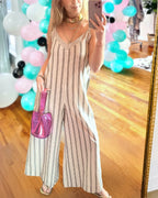 Polished Pinstripe Jumpsuit