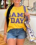 Ribbed-texture Game Day T-shirt