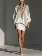Batwing Tunic Mini Skirt Set