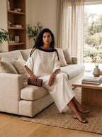 Off-Shoulder Batwing Midi Set