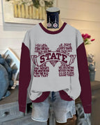 State Crew Neck Sweatshirt