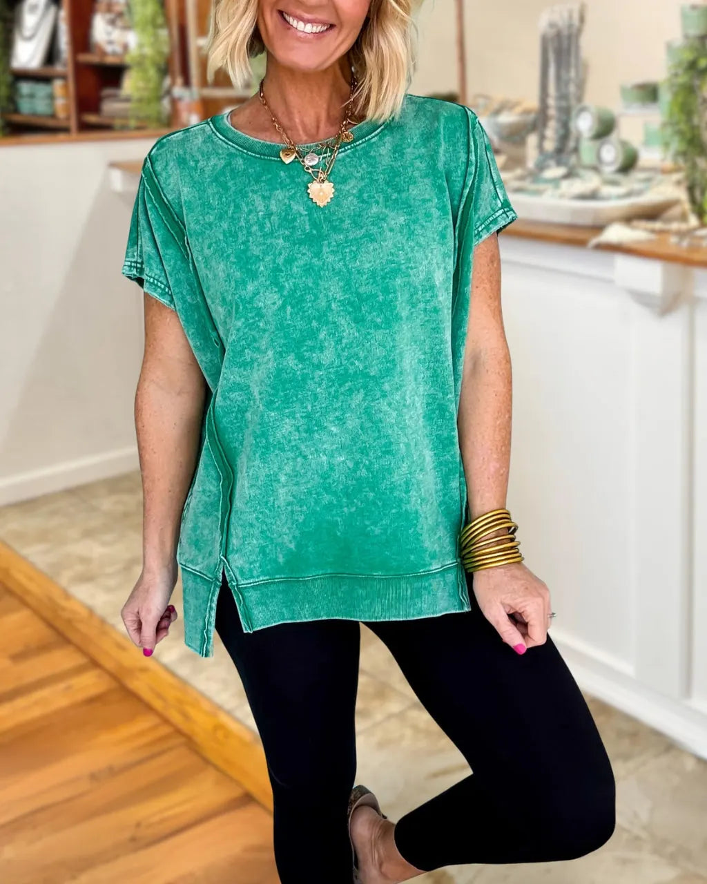 Easy Washed Cotton Tee