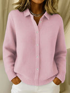 NEW🔥 Women's Casual Cotton Button-Down Cardigan Sweater