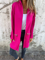 🎄Christmas Sale🔥 Zipper Long Sleeve Hooded Jacket