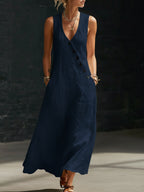 Minimalist And Cozy Button-up Dress
