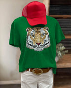 Tiger Sequin Tee