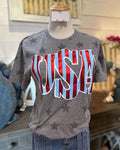 Striped USA Stars T-Shirt