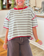 Versatile Striped Essential Top