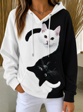 New Arrivals 🔥 Women's Multi-Theme Long Sleeve Casual Hoodie – Daily Spring/Fall Sweatshirt