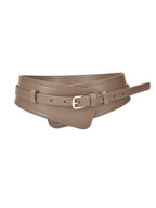 Women's Fashionable Imitation Leather Harness Wide Belt