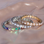 Heart-shaped Elastic Rope Bracelet