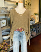 Vintage Wash Relaxed Pullover
