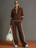 Retro Webbing Wide-Leg Set