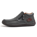⏰Limited Time Sale 70% OFF-Men’s Handmade Premium Leather Slip-On Driving Boots