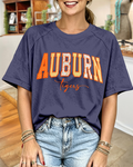 Game Day Embroidered Crew Neck Tee