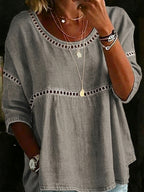 New Arrivals🔥 Women's Vintage Casual Loose Linen Blouse Shirt