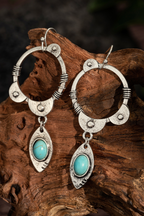 Women's Bohemian Turquoise Earrings