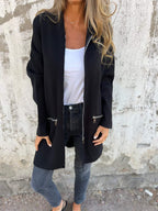 🎄Christmas Sale🔥 Zipper Long Sleeve Hooded Jacket